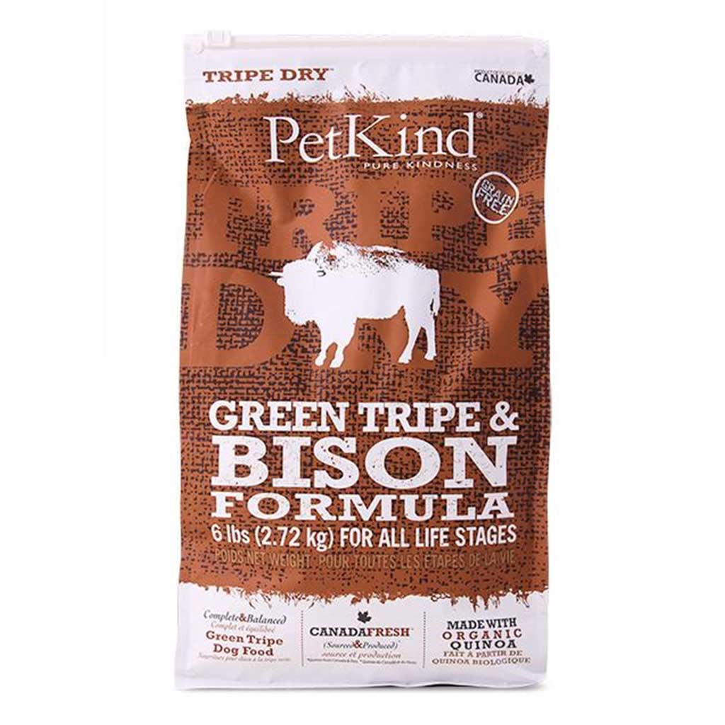 PETKIND DOG FOOD GREEN TRIPE & BISON [6.4KG] MB Country Living